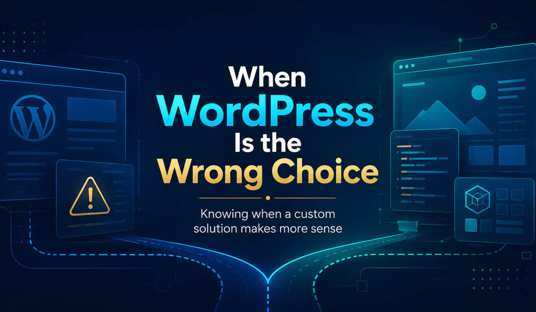 Wrong time to use WordPress