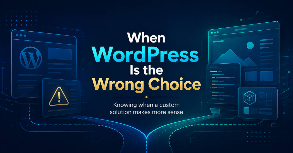 Wrong time to use WordPress