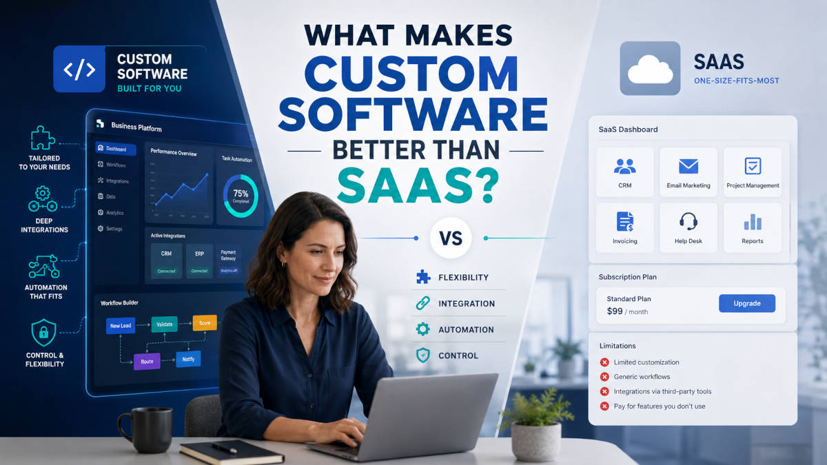 What Makes Custom Software Better Than SaaS?