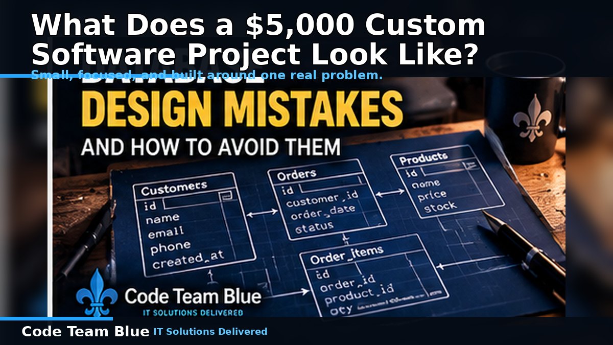 What Does a $5,000 Custom Software Project Look Like?